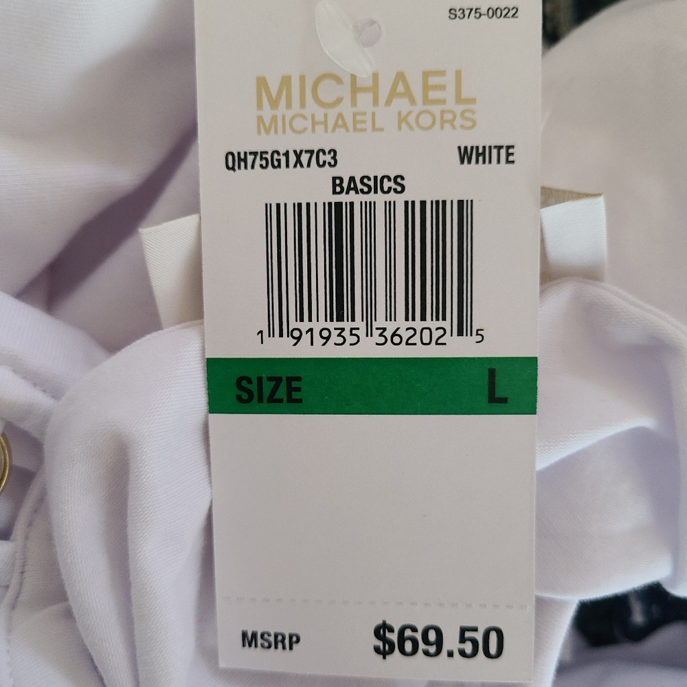 Michael kors woman's long sleeve talk with bling initials. - Picture 5 of 6